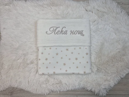 Одеяло с бродерия 
