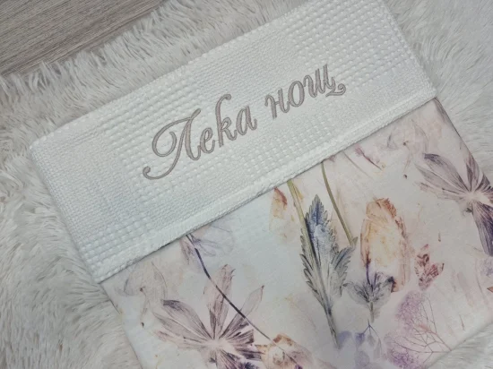Одеяло с бродерия 