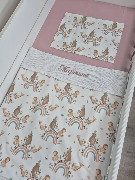 Сет за легло с бродерия 