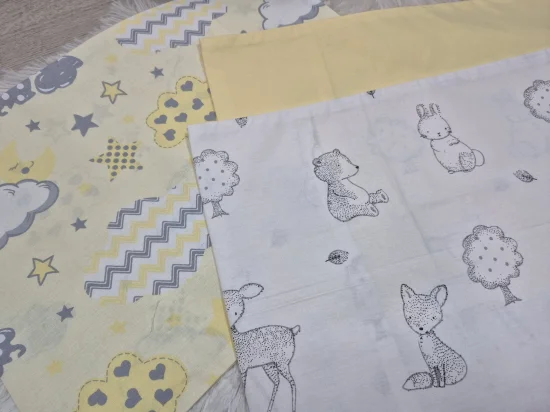 Бебешки калъфки 3бр, жълто