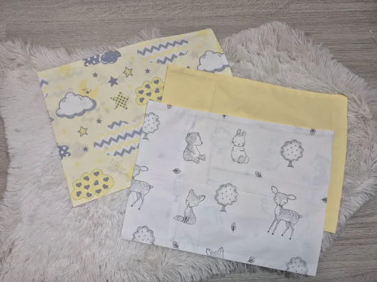 Бебешки калъфки 3бр, жълто