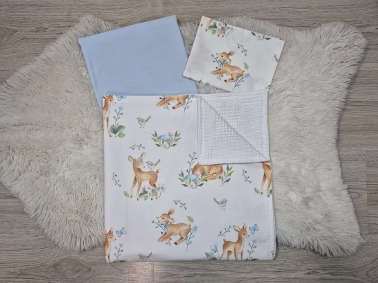 Сет за количка Сърнички, синьо