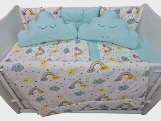 Бебешки обиколник за кошара Слънце, мента