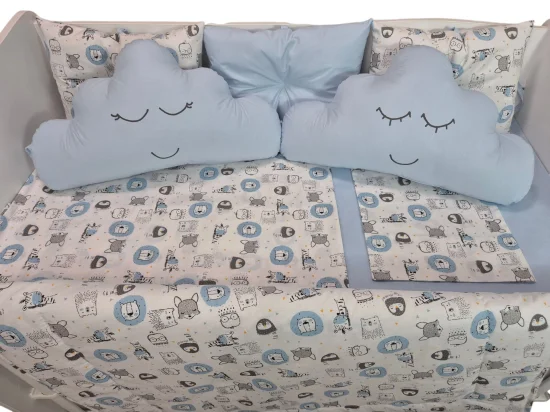 Бебешки обиколник за кошара Сини лъвчета