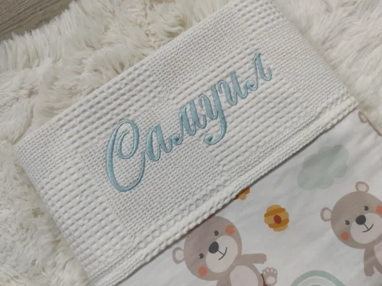 Бебешко одеяло с бродерия 