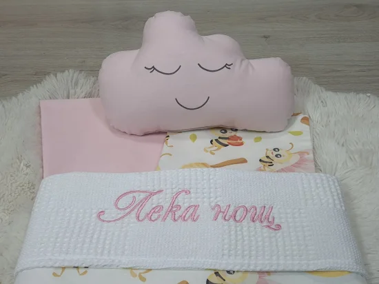 Комплект за количка и облаче Мед