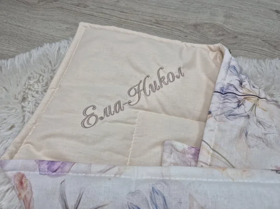 Зимно порт бебе Пролетни цветя, бежово