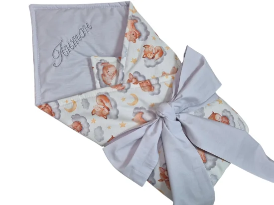 Зимно порт  бебе Облачен сън, сиво