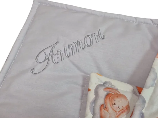 Зимно порт  бебе Облачен сън, сиво