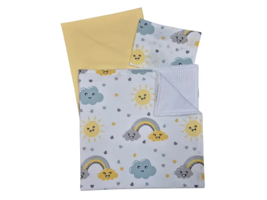 Сет за количка Слънце, жълто